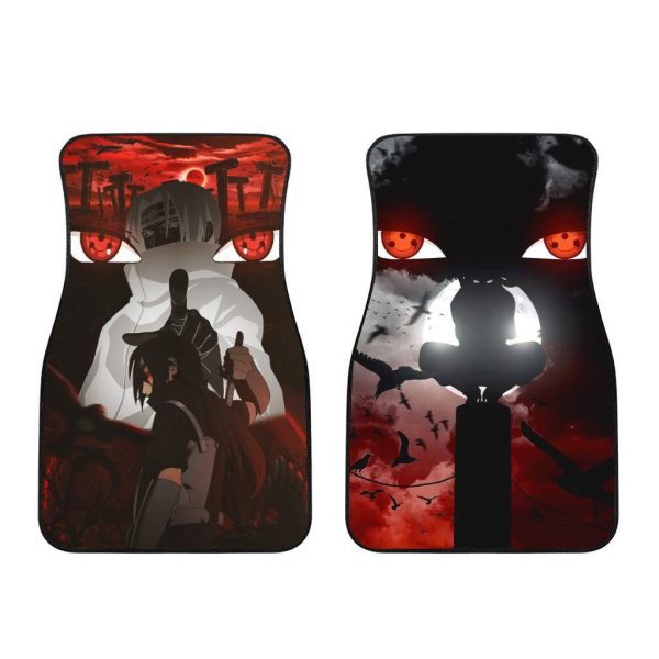 Itachi Uchiha Car Floor Mats Naruto Anime Car Accessories