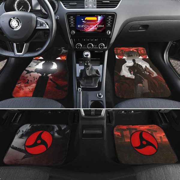 itachi uchiha car floor mats naruto anime car accessories mpjrv