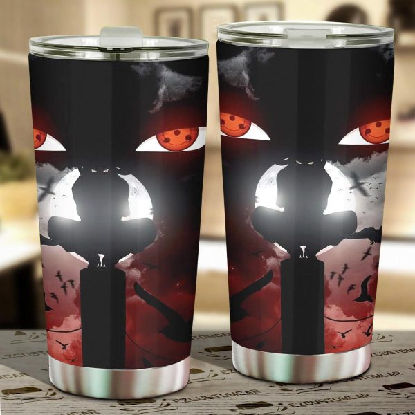 Uchiha Itachi Car Tumblers Cup Custom Naruto Anime Car Accessories