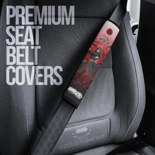 itachi uchiha seat belt cover custom naruto anime car accessories a78u8