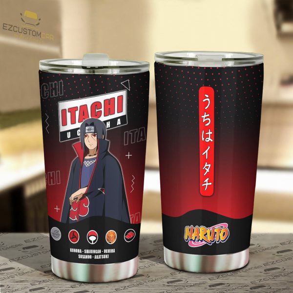 itachi uchiha tumbler personalized naruto custom travel tumblers ljosm