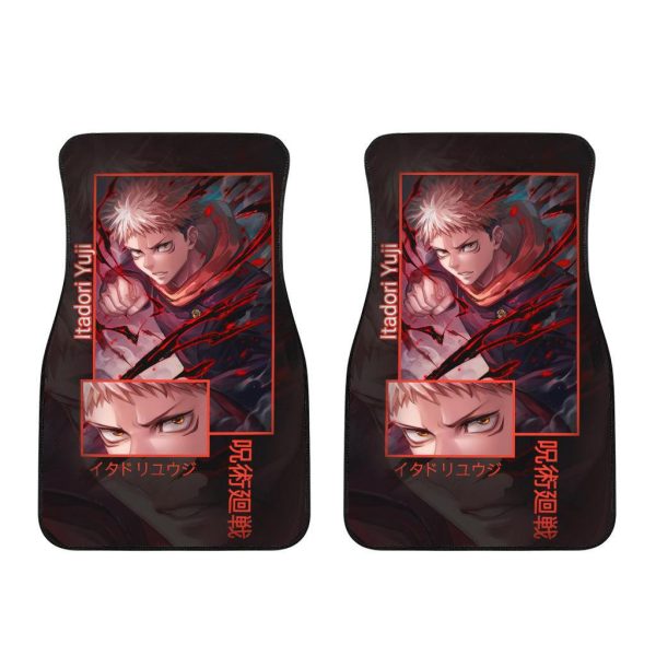 itado yuji jujutsu kaisen car floor mats fj2w3