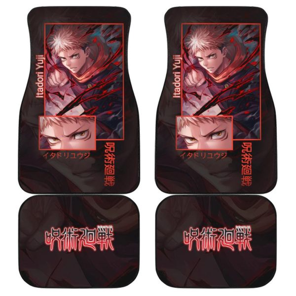 Itadori Yuji Jujutsu Kaise Car Floor Mats