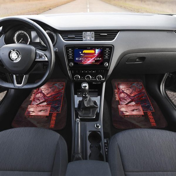 itado yuji jujutsu kaisen car floor mats umtnq