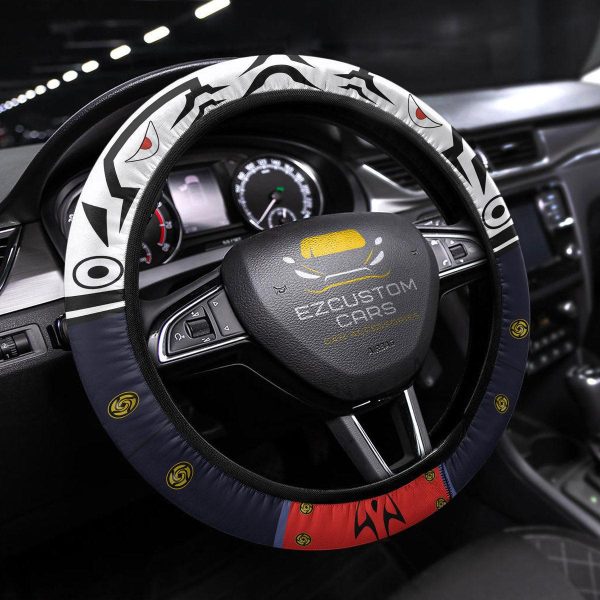 Itadori Yuji Anime Steering Wheel Cover Jujutsu Kaisen Custom Anime Car Accessories