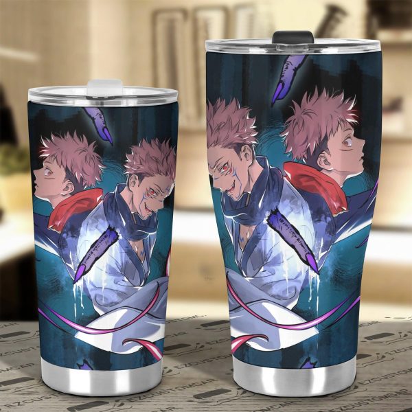itadori yuji car tumblers cup custom jujutsu kaisen anime car accessories ado9q