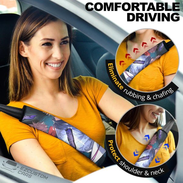 Itado Yuji Custom Jujutsu Kaisen Anime Seat Belt Covers