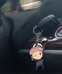 itadori yuuji keychains custom jujutsu kaisen anime car accessories hug0h