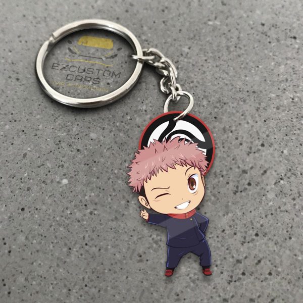 Itadori Yuuji Keychains Custom Jujutsu Kaisen Anime Car Accessories Itadori Yuuji Keychains Custom Jujutsu Kaisen Anime Car Accessories