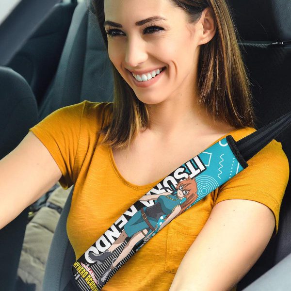 Itsuka Kendo Seat Belt Covers Custom Anime My Hero Academia Car Accessories
