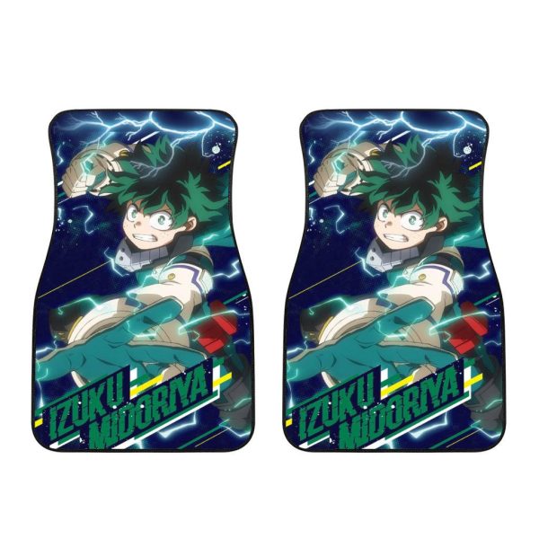 Izuku Car Floor Mats Custom My Hero Academia Anime Car Accessories