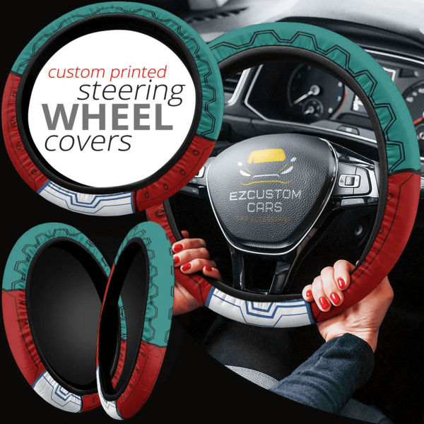 izuku midoriya anime steering wheel cover custom deku anime my hero academia car accessories rj1bt