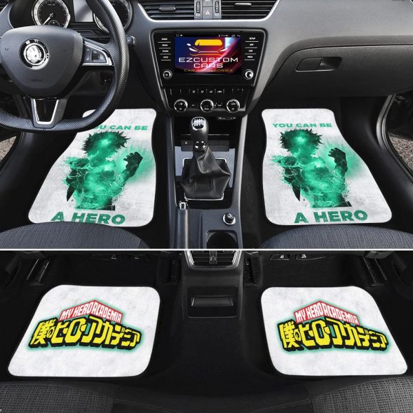 izuku midoriya car floor mats custom my hero academia anime car accessories cei7s