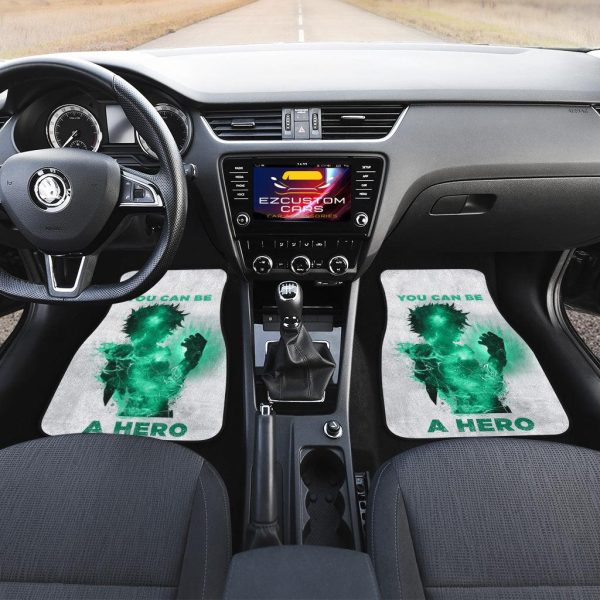izuku midoriya car floor mats custom my hero academia anime car accessories zrggv