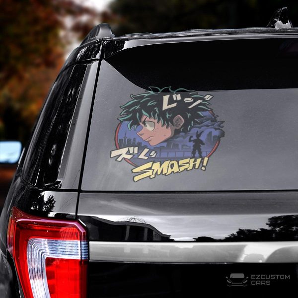 izuku midoriya car sticker custom my hero academia car accessories gwryc