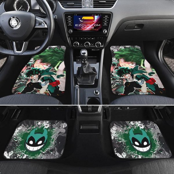 izuku midoriya deku my hero academia car floor mats ykct9