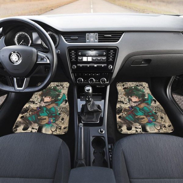 izuku midoriya mix manga car floor mats anime my hero academia igiaq