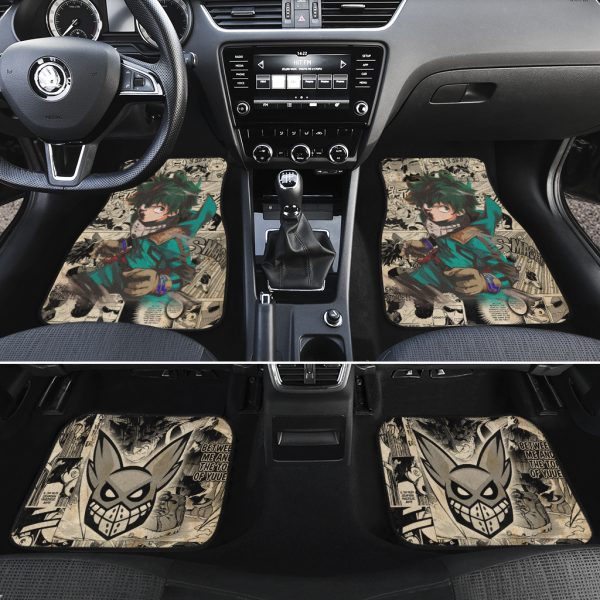 izuku midoriya mix manga car floor mats anime my hero academia kc1rb