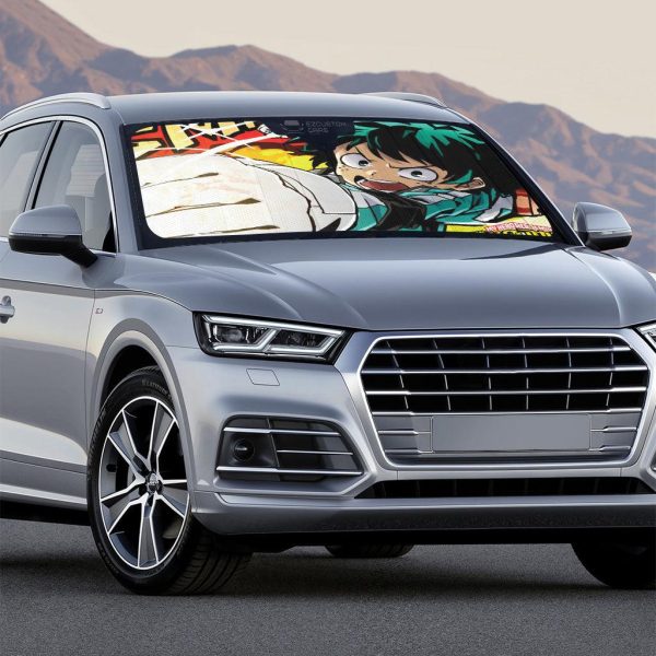 Izuku Midoriya My Hero Academia Anime Car Sun Shade