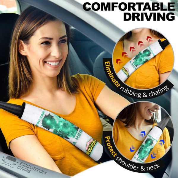 Izuku Midoriya Seat Belt Covers Custom My Hero Academia Anime Car Accessories