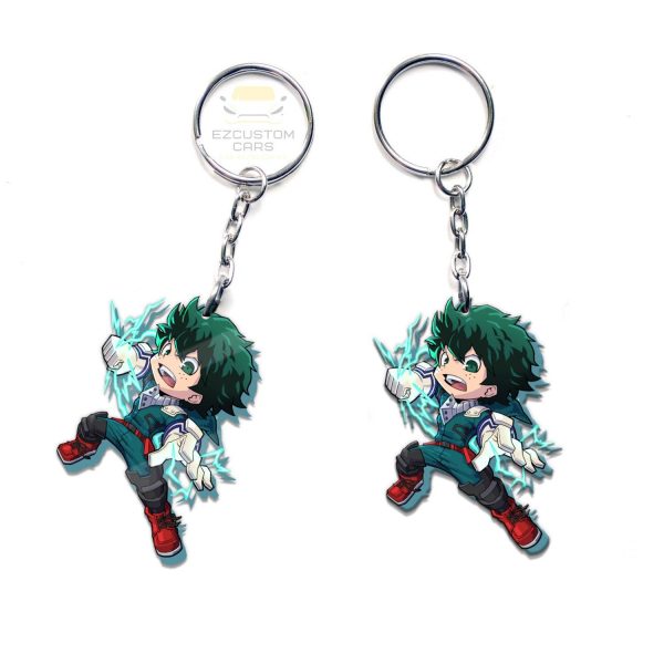 izuku midoriyai keychains custom deku my hero academia anime car accessories hpw30
