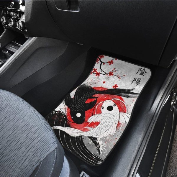 japan koi fish custom car floor mats 18xur