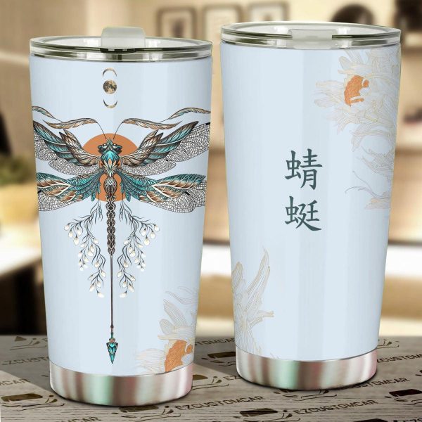 Magic Dragonfly Car Tumbler Cup Custom Dragonfly Car Accessories