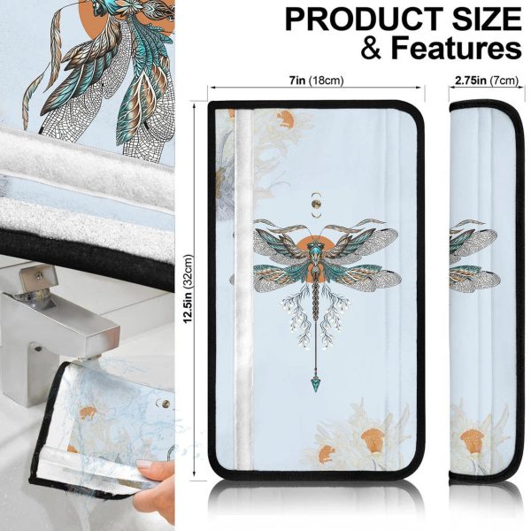 japanese dragonfly seat belt covers custom dragonfly car accessories fdnae