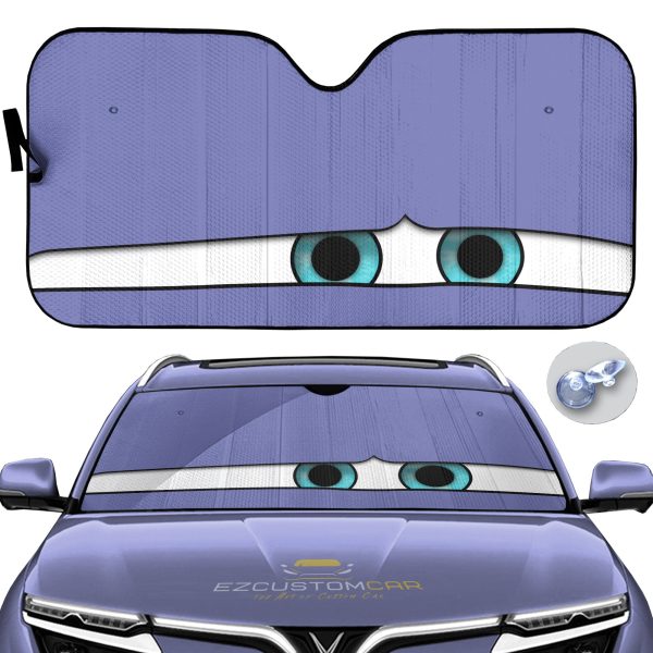Jay Limo Pixar Cars Eyes Windshield Sunshade Jay Limo Pixar Cars Eyes Windshield Sunshade