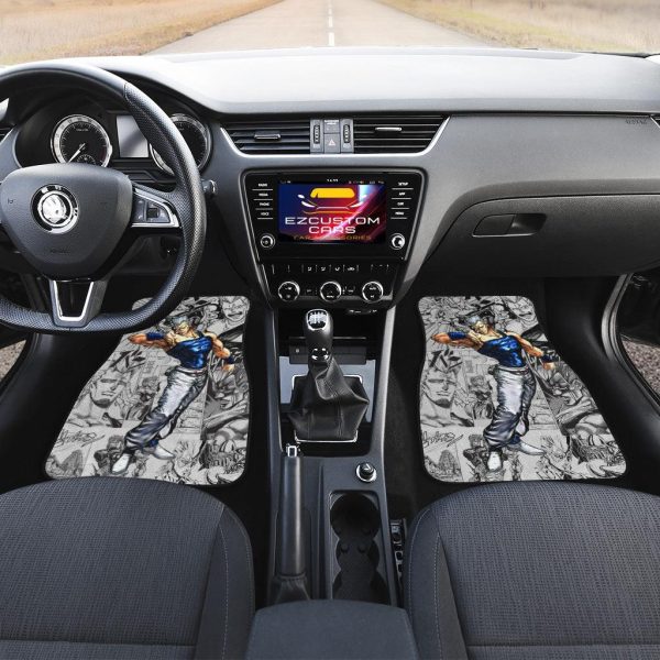 jean car floor mats custom jojos bizarre adventure anime car accessories 8tfja