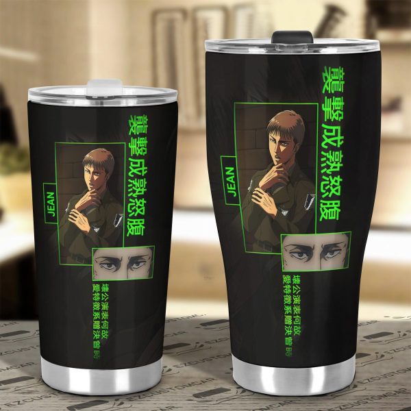 jean car tumbler cup attack on titan tiasi