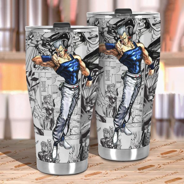 jean car tumbler cup custom jojos bizarre adventure anime car accessories iuzav