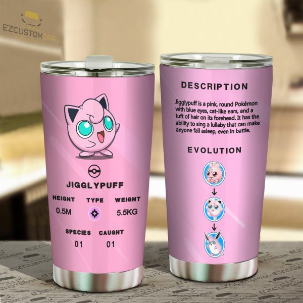Jigglypuff Travel Mug – Gift Idea for Pokemon fans