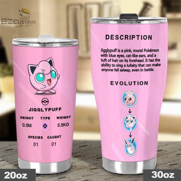 jigglypuff travel mug gift idea for pokemon fans 2bvlv