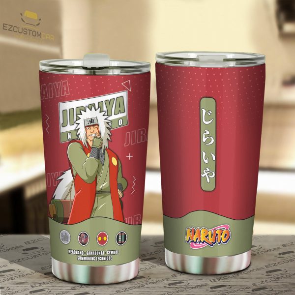 jiraiya tumbler personalized naruto custom travel tumblers 1hjll