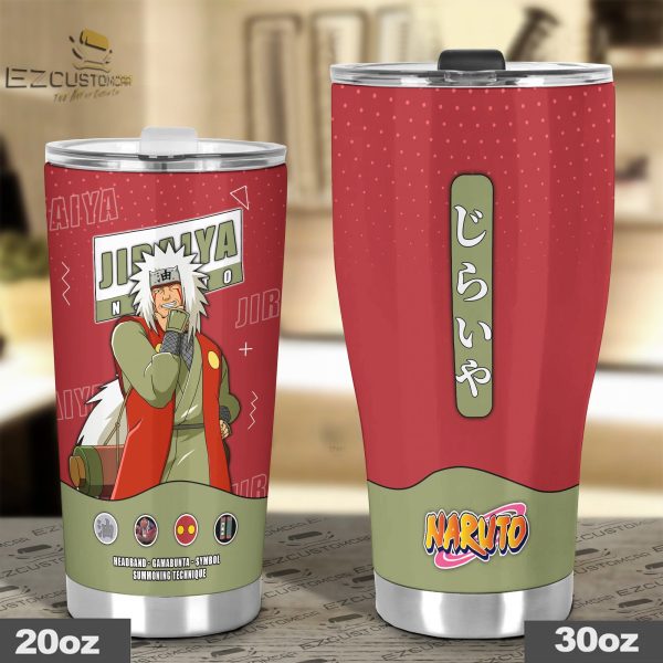 jiraiya tumbler personalized naruto custom travel tumblers dcxj1
