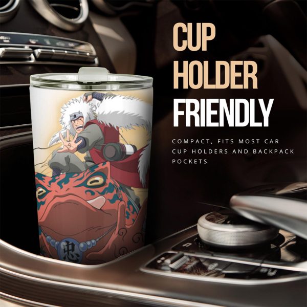 Jiraja Stainless Steel Tumbler Naruto Anime Car Accessories