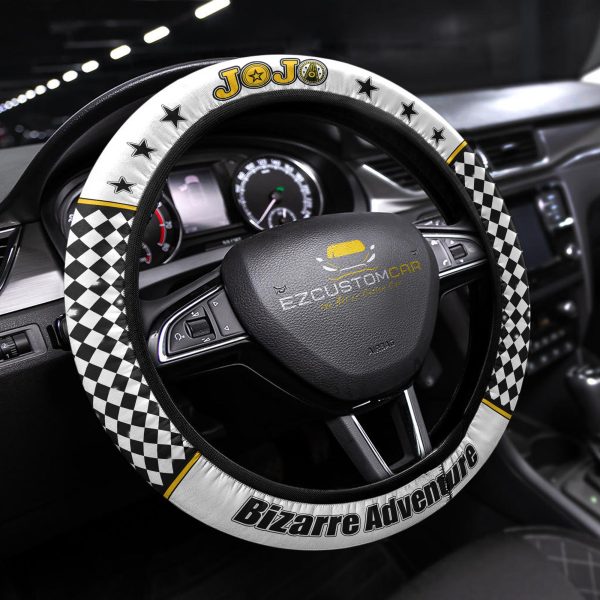 JJBA Anime Steering Wheel Cover – Universal Fit (15 Inch)