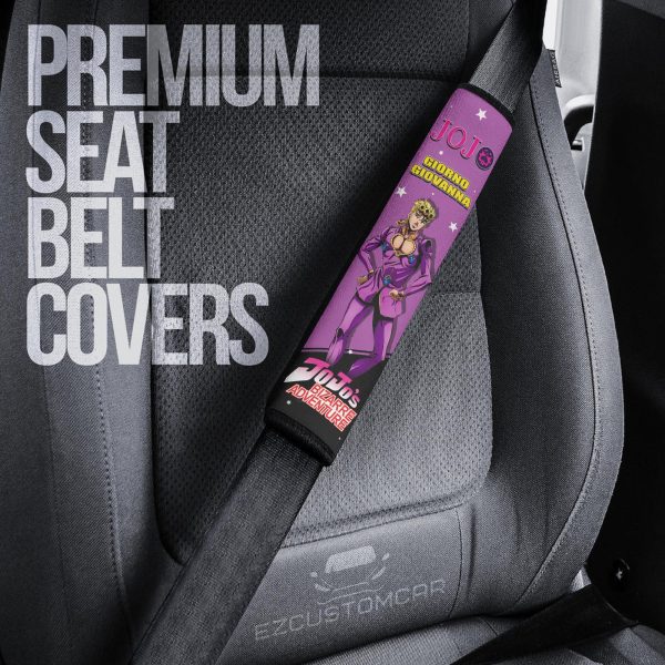 jjba custom car seat belt covers perfect accessory for anime fans pbkoq