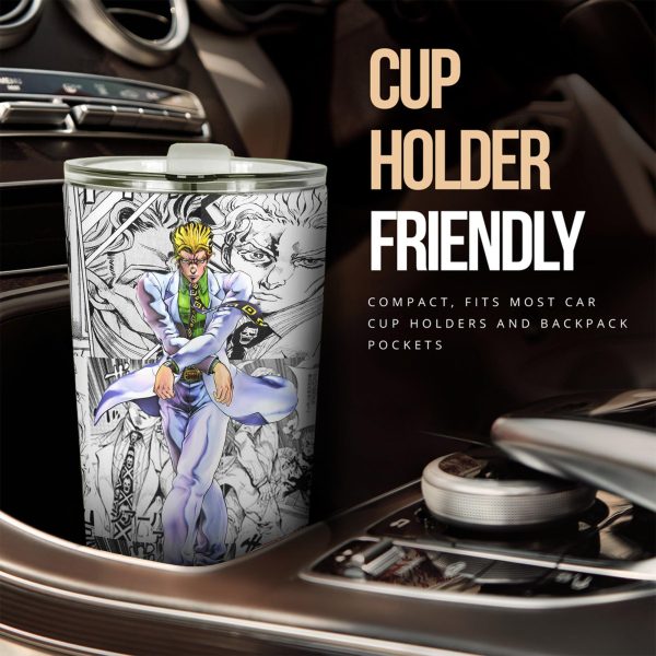 jojos bizarre adventure car accessories anime car tumblers cup yoshikage kira mix manga style 1k1ez