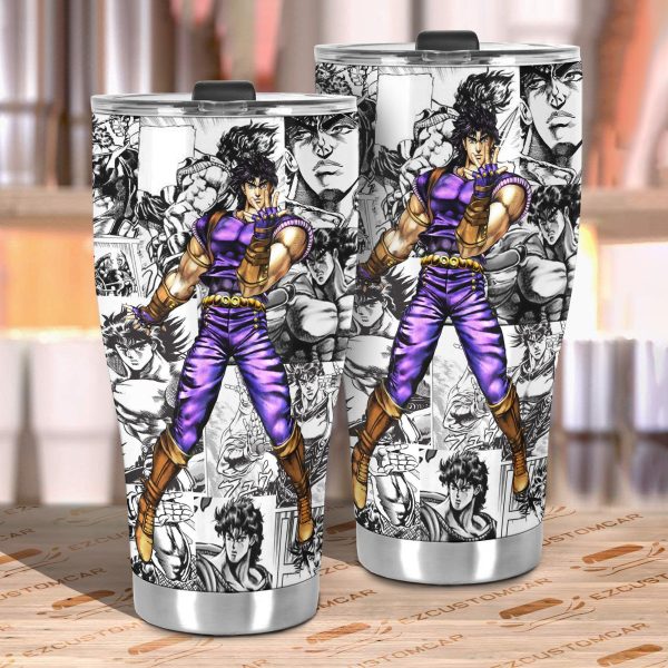 jojos bizarre adventure car tumblers cup custom jonathan joestar anime car accessories mix manga style jtszn