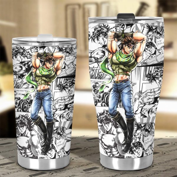 jojos bizarre adventure car tumblers cup custom joseph joestar anime car accessories mix manga style cv2vq
