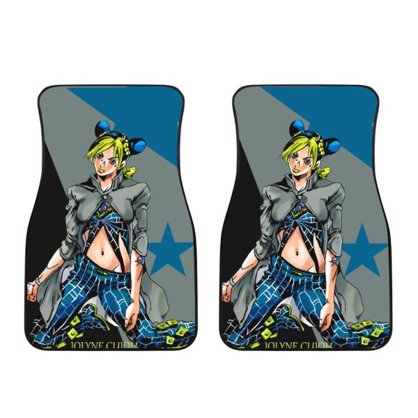 jolyne car floor mats custom anime jojos bizarre adventure car accessories goleo