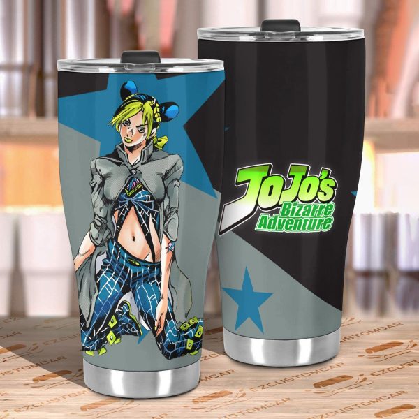 jolyne car tumbler cup custom anime jojos bizarre adventure car accessories dim3l