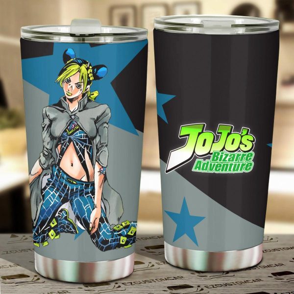 Jolyne Cujoh JoJo’s Bizarre Adventure Car Tumblers Cup Anime Car Accessories Mix Manga Style