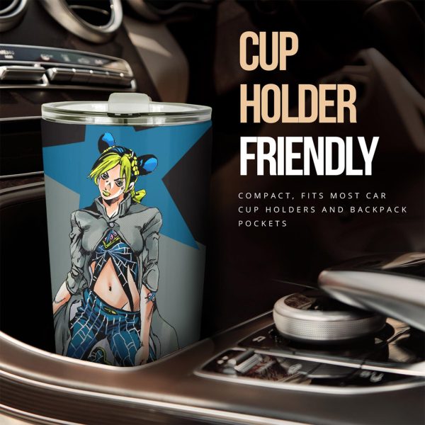 jolyne car tumbler cup custom anime jojos bizarre adventure car accessories iko1e