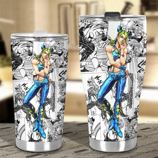 jolyne cujoh jojos bizarre adventure car tumblers cup anime car accessories mix manga style eo2s8