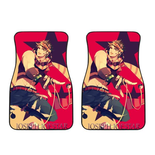 joseph car floor mats custom anime jojos bizarre adventure car accessories p08xc