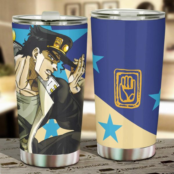 Jean Car Tumbler Cup Custom JoJo’s Bizarre Adventure Anime Car Accessories