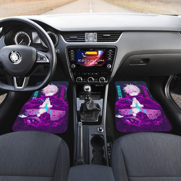 jujutsu kaisen anime car floor mats gojo satoru art ihpml